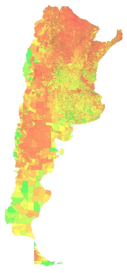 Un mapa sobre calidad de vida muestra los contrastes en la Región