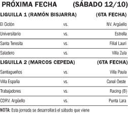 En la Liga Ribereña hay que barajar y dar de nuevo