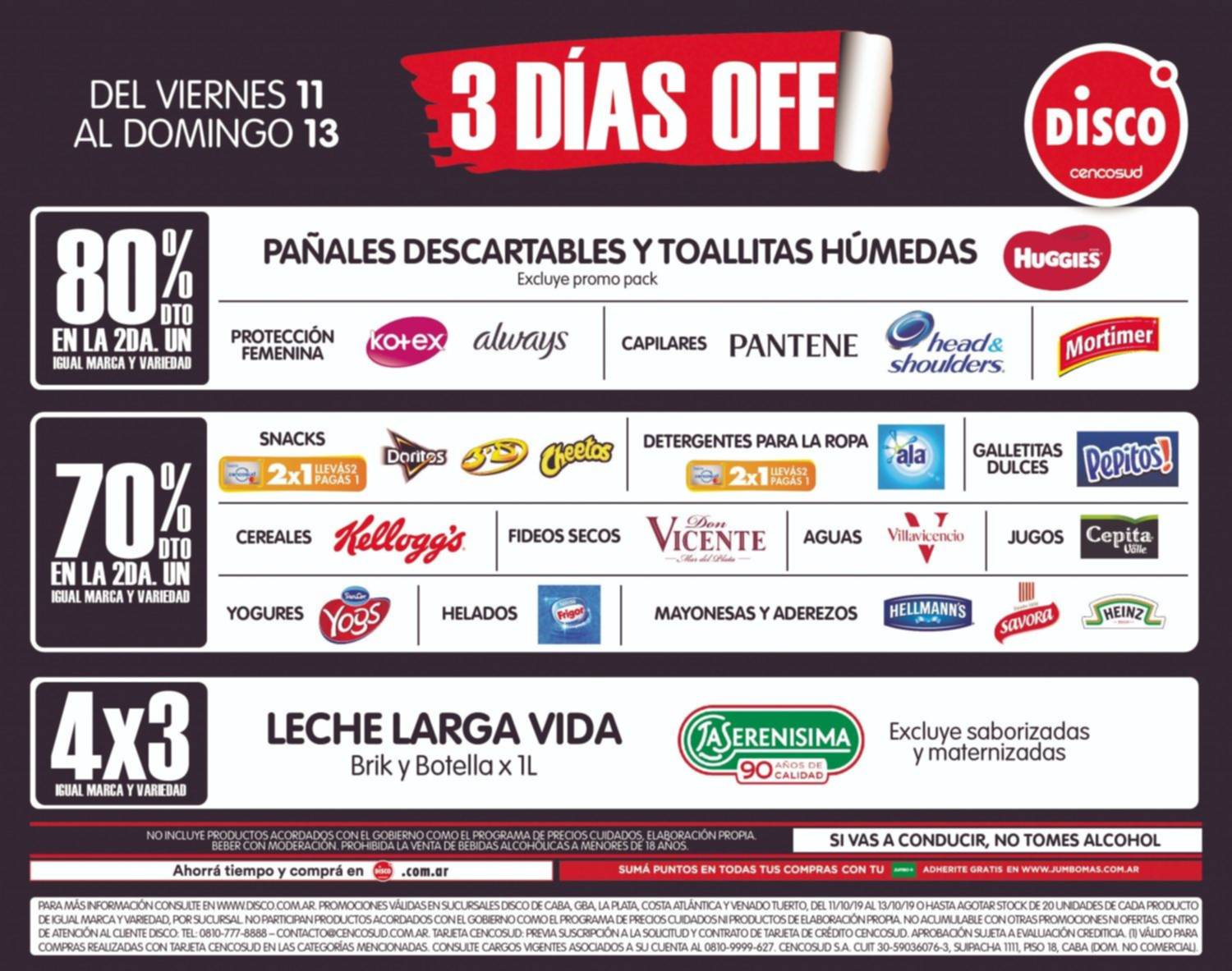 Tres días a puro descuento para llenar el changuito