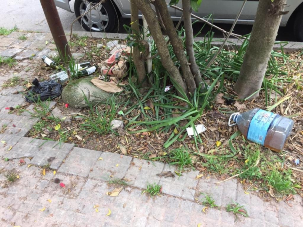 Queja por acumulación de basura y olores nauseabundos