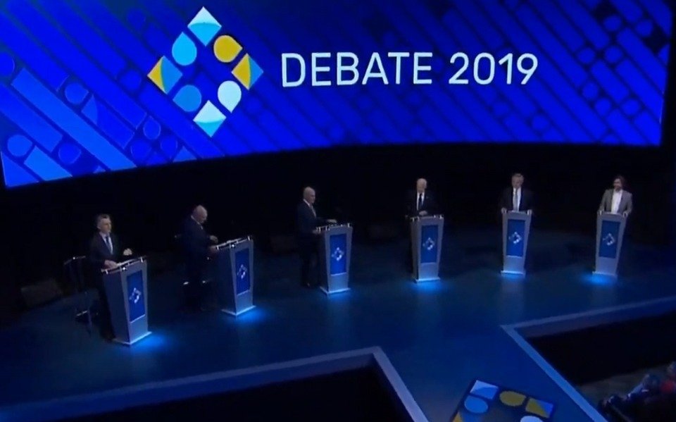 Minuto a minuto: Las frases de los candidatos en el debate presidencial 2019