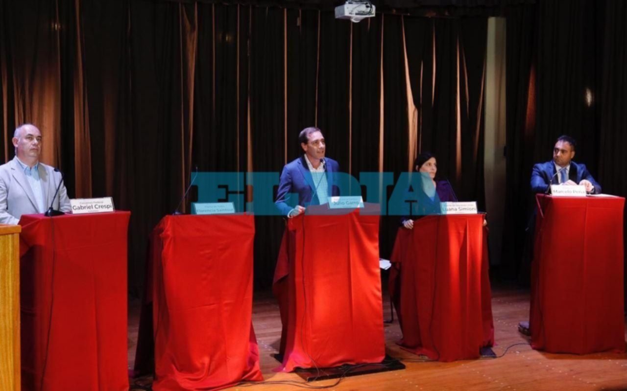 Las frases de los cuatro candidatos a intendente que participaron en el debate