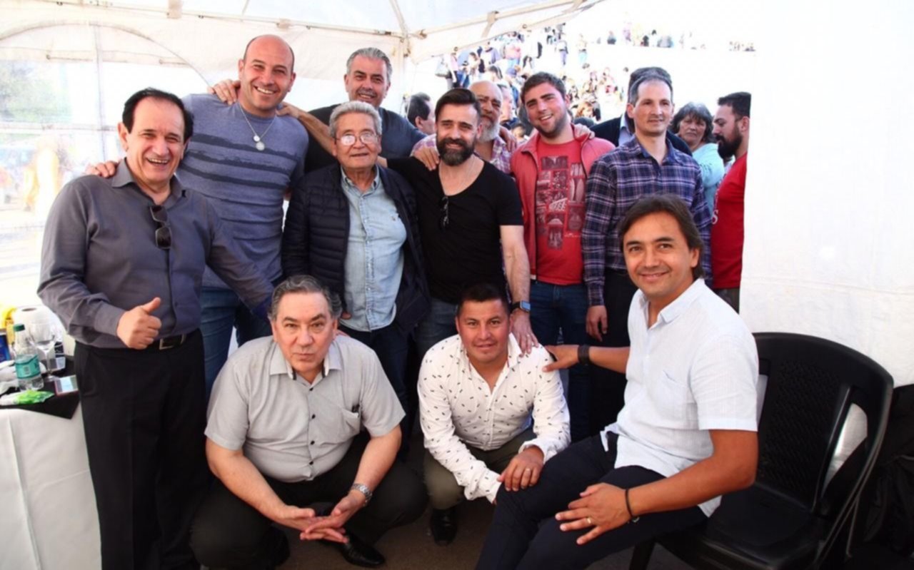 Molina en "Quilmes Ora" junto a unos mil quinientos evangelistas