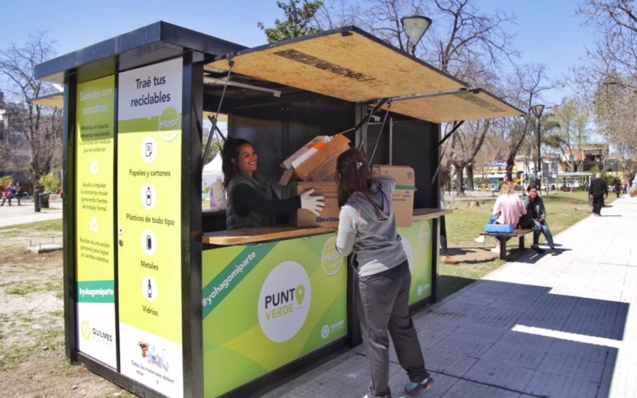 Puntos verdes en Quilmes
