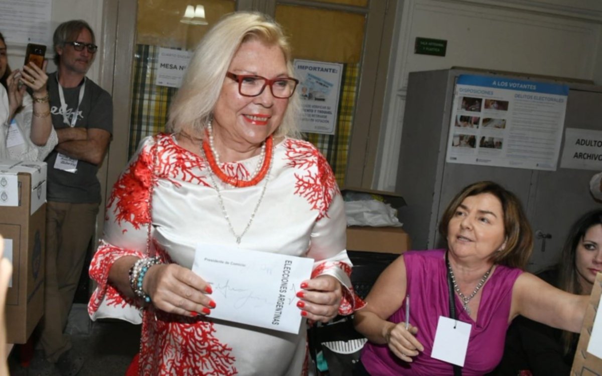 El video de Carrió tras conocer los resultados: “Voy a esperar el escrutinio definitivo”