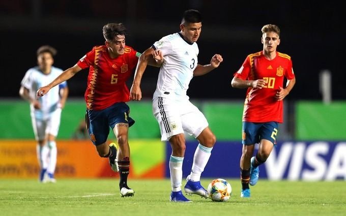 Argentina empató con España en su debut en el Mundial Sub 17