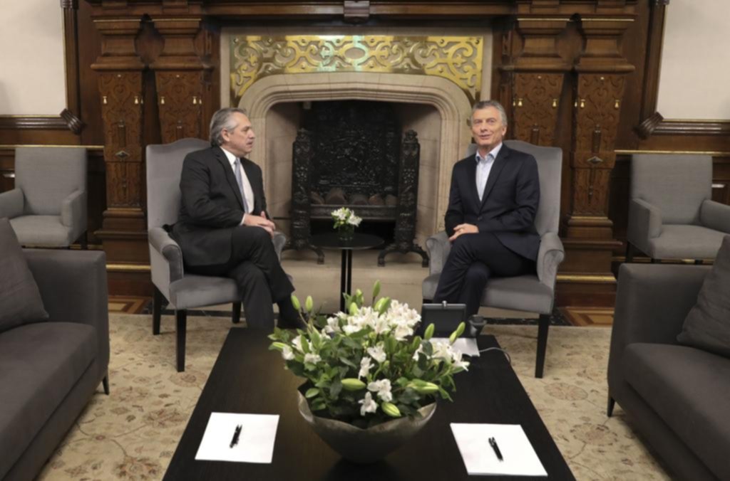 Macri y Alberto bajaron la tensión política y empezaron la transición
