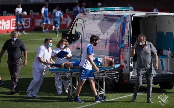 Guidara fue dado de alta tras el choque de cabezas durante el partido ante el Pincha