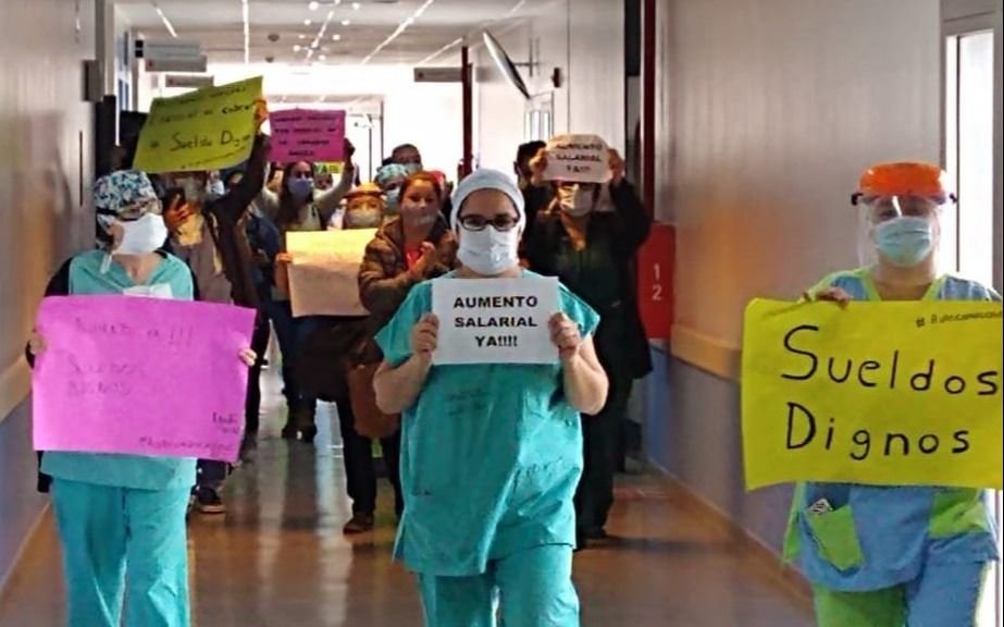 Trabajadores de la salud de la región piden aumento