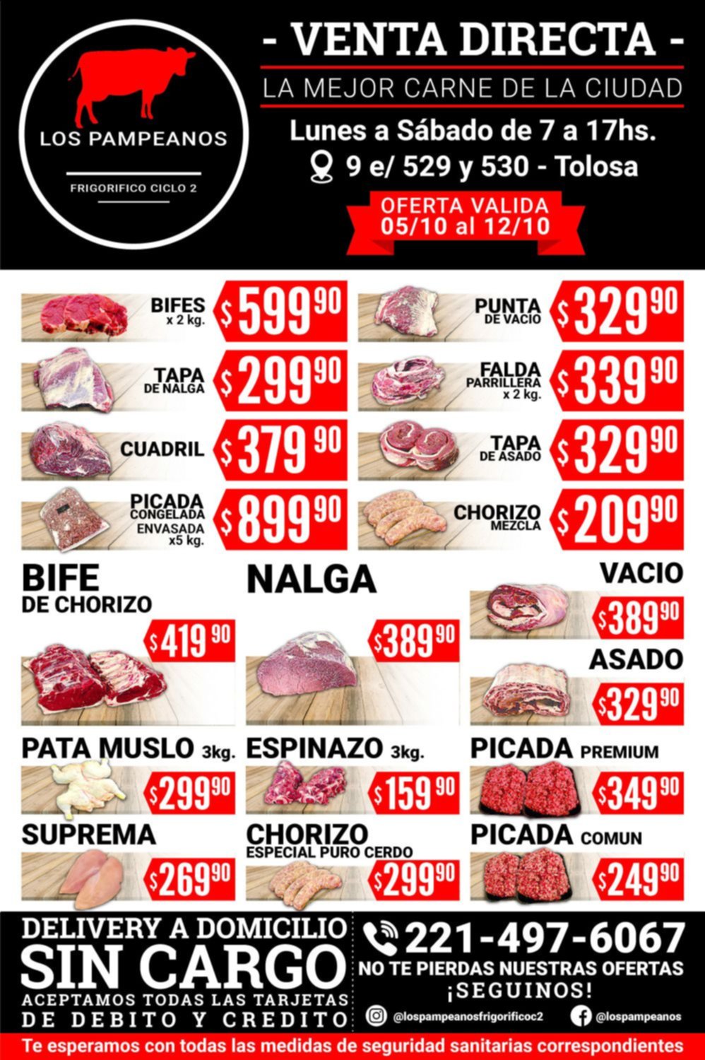 Frigorífico ciclo 2 Los Pampeanos, con tu compra siempre llevate algo más
