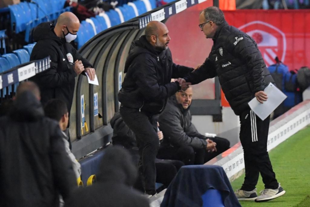El Leeds de Bielsa y el City de Pep repartieron puntos y elogios en su cruce por Premier