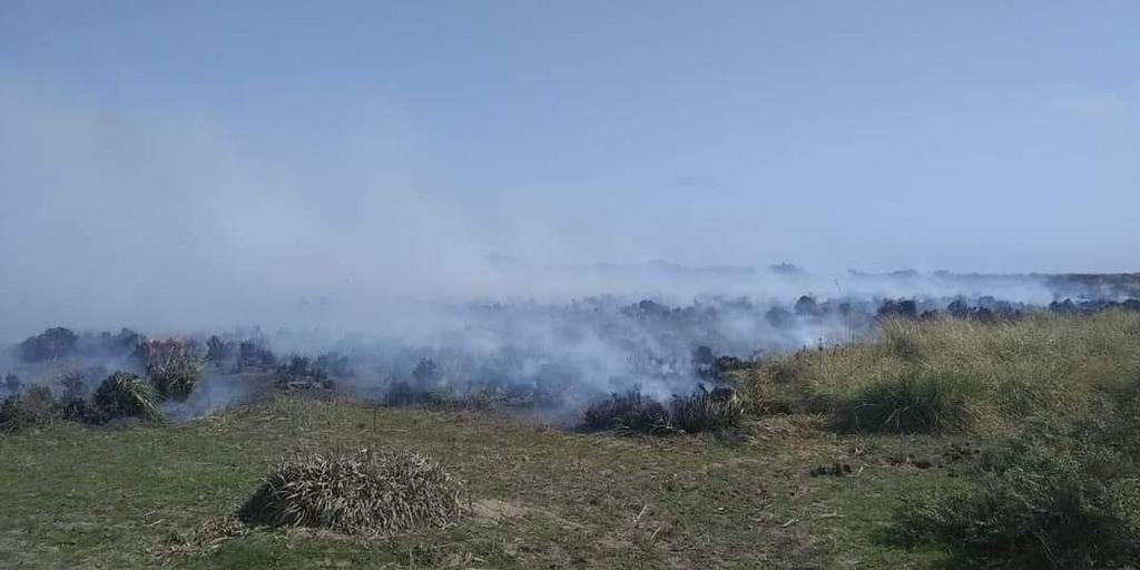 San Clemente afectada por un incendio forestal