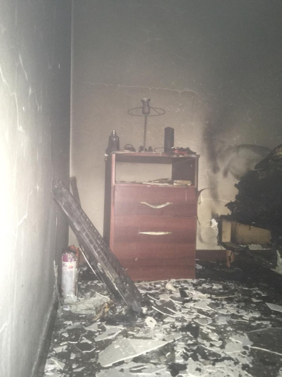 Horror por un incendio en     una vivienda de Los Hornos: hallaron muerta a una mujer