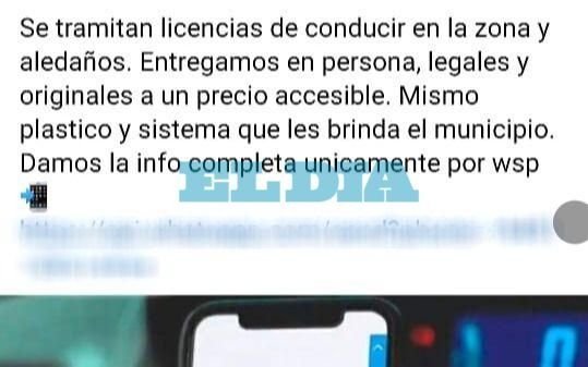 Ofrecen por Facebook licencias de conducir "salteando el examen de manejo"