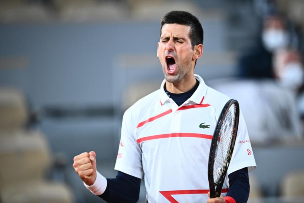 Djokovic, por décima vez en semis de Roland Garros