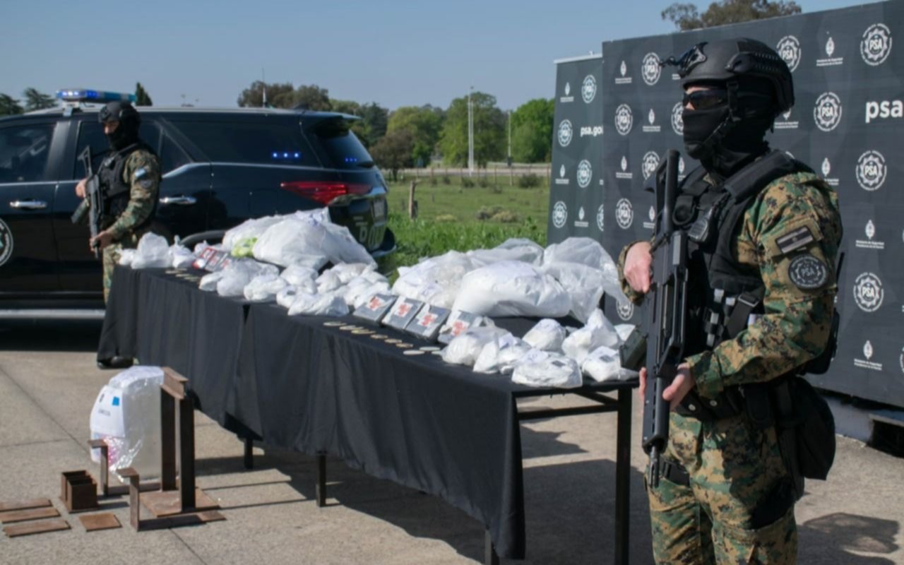 La Policía de Seguridad Aeroportuaria decomisó 37 kilos de cocaína