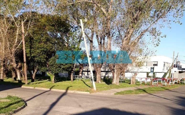 Denuncian un poste con riesgo de caída en Tolosa