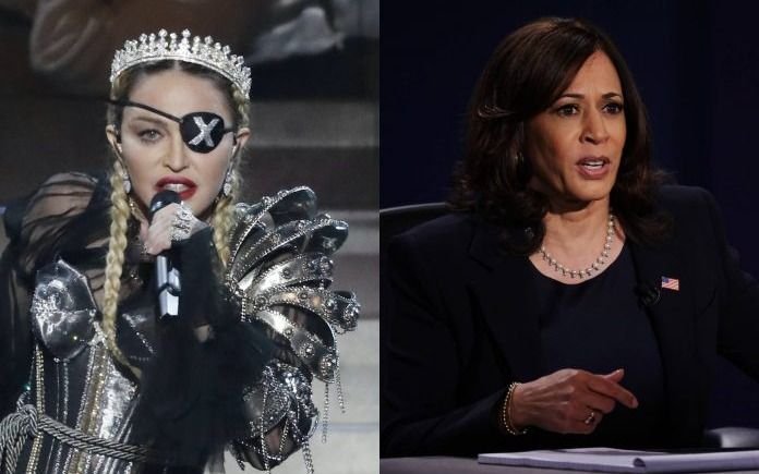 Madonna quiere a Kamala Harris, compañera de fórmula de Joe Biden, como presidenta