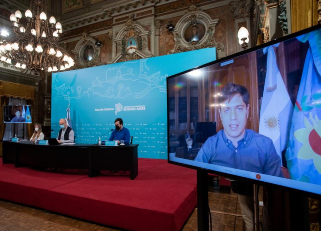 Kicillof anunció una apertura “gradual, intermitente y condicionada”