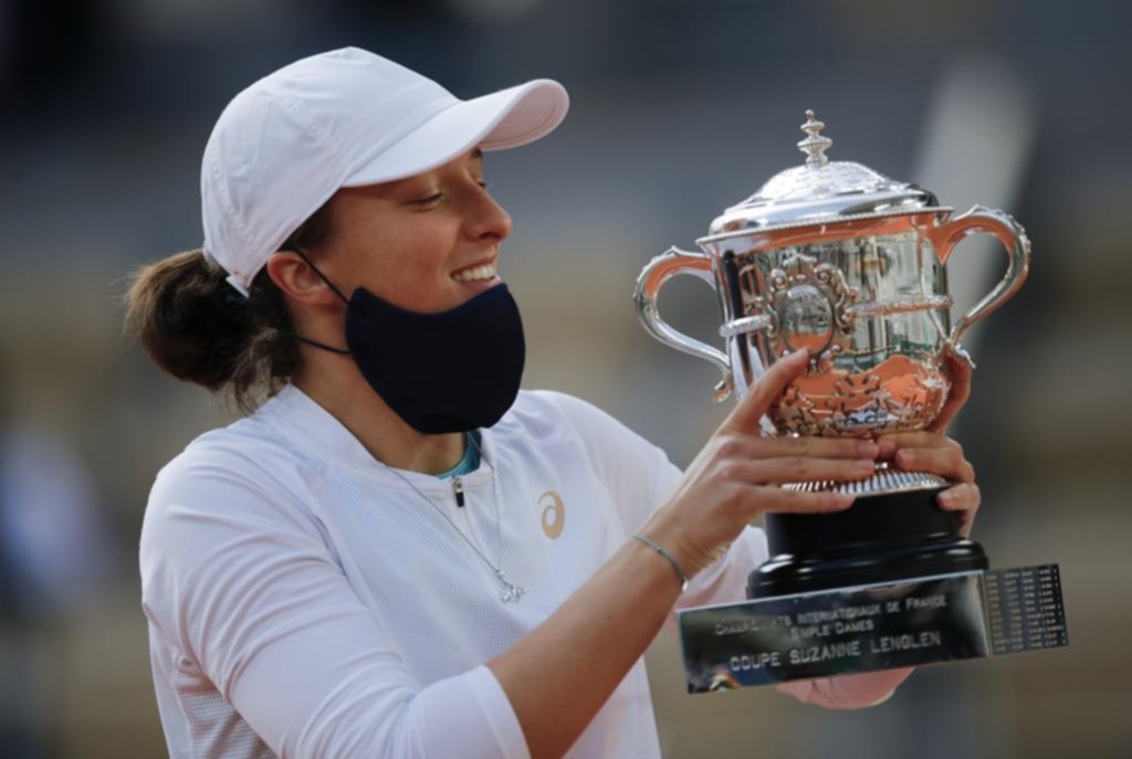 Swiatek, la joven prodigio que eliminó a Podoroska, campeona en Roland Garros