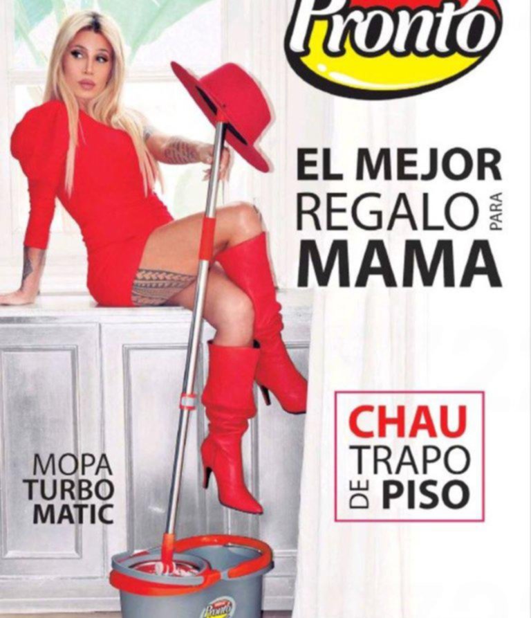 Acusaron de machista a Flor Peña por un “chivo” de trapos de piso