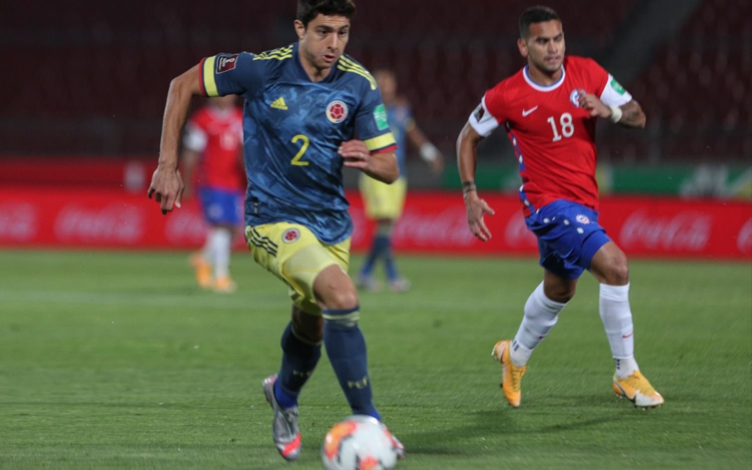 Chile y Colombia empataron en el cierre de la segunda fecha de eliminatorias 