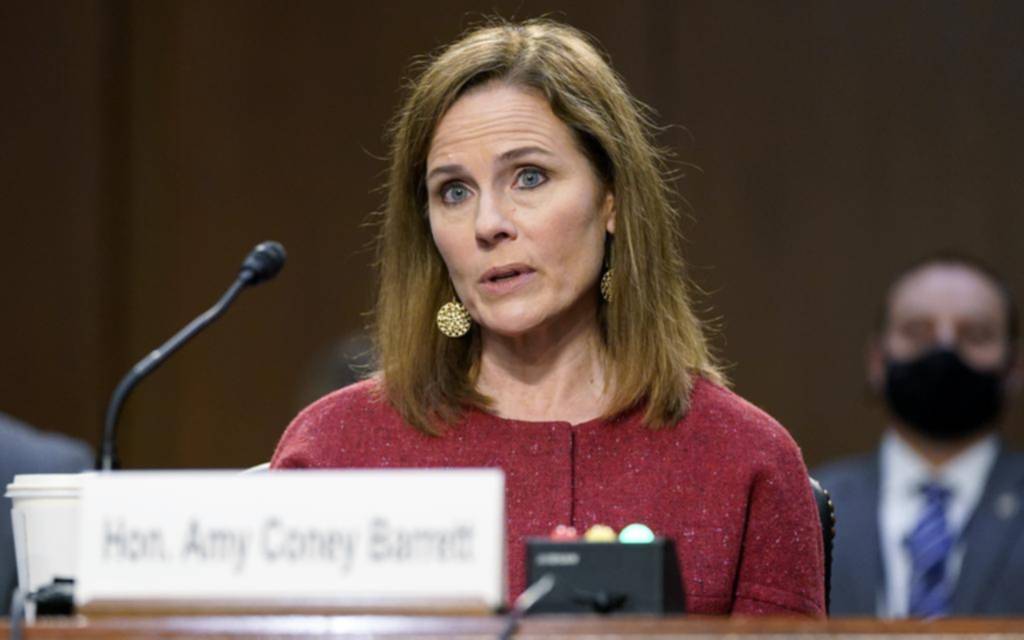 La jueza de Trump evita hablar de aborto y armas