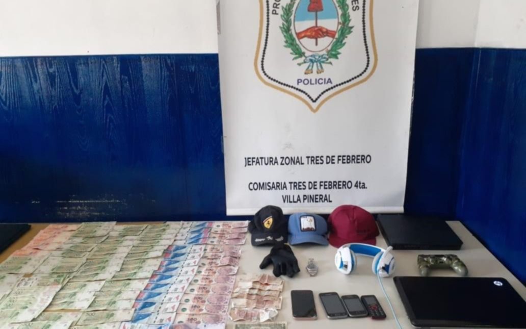 Habían robado en Gonnet horas antes: los atraparon en Tres de Febrero 