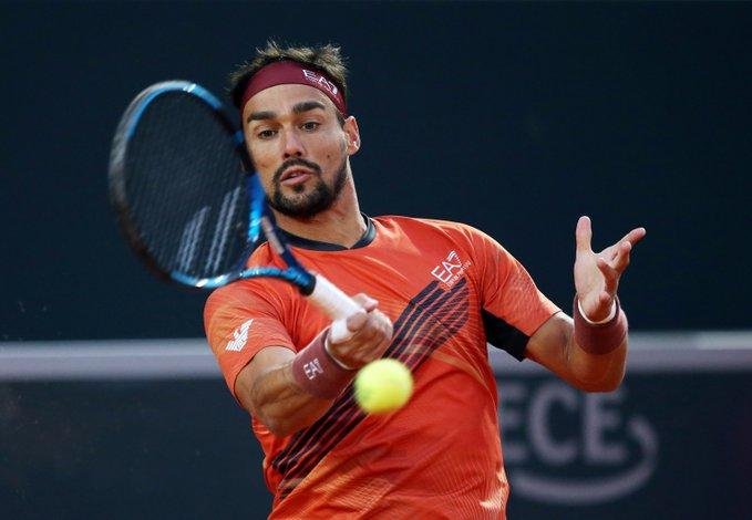 Fognini, positivo de Covid, debió bajarse de un torneo