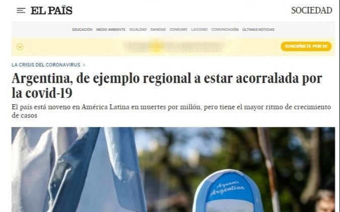 Dura crítica en España al modelo de cuarentena que se implementó en Argentina 