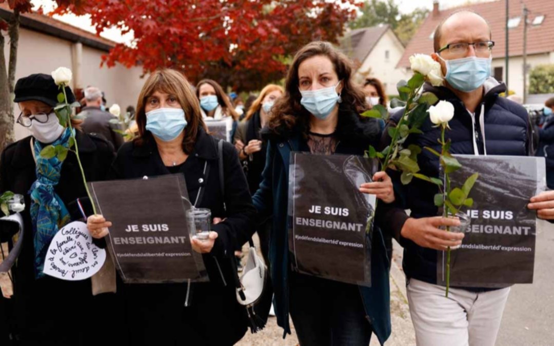 Nueve detenidos por el profesor decapitado en Francia