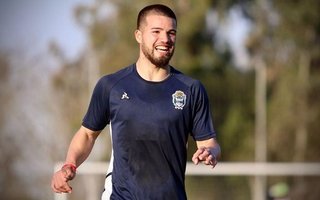 Marcelo Weigandt: "Estoy muy contento. La gente de Gimnasia me recibió muy bien. Mis compañeros del Lobo me aportan muchísima confianza”