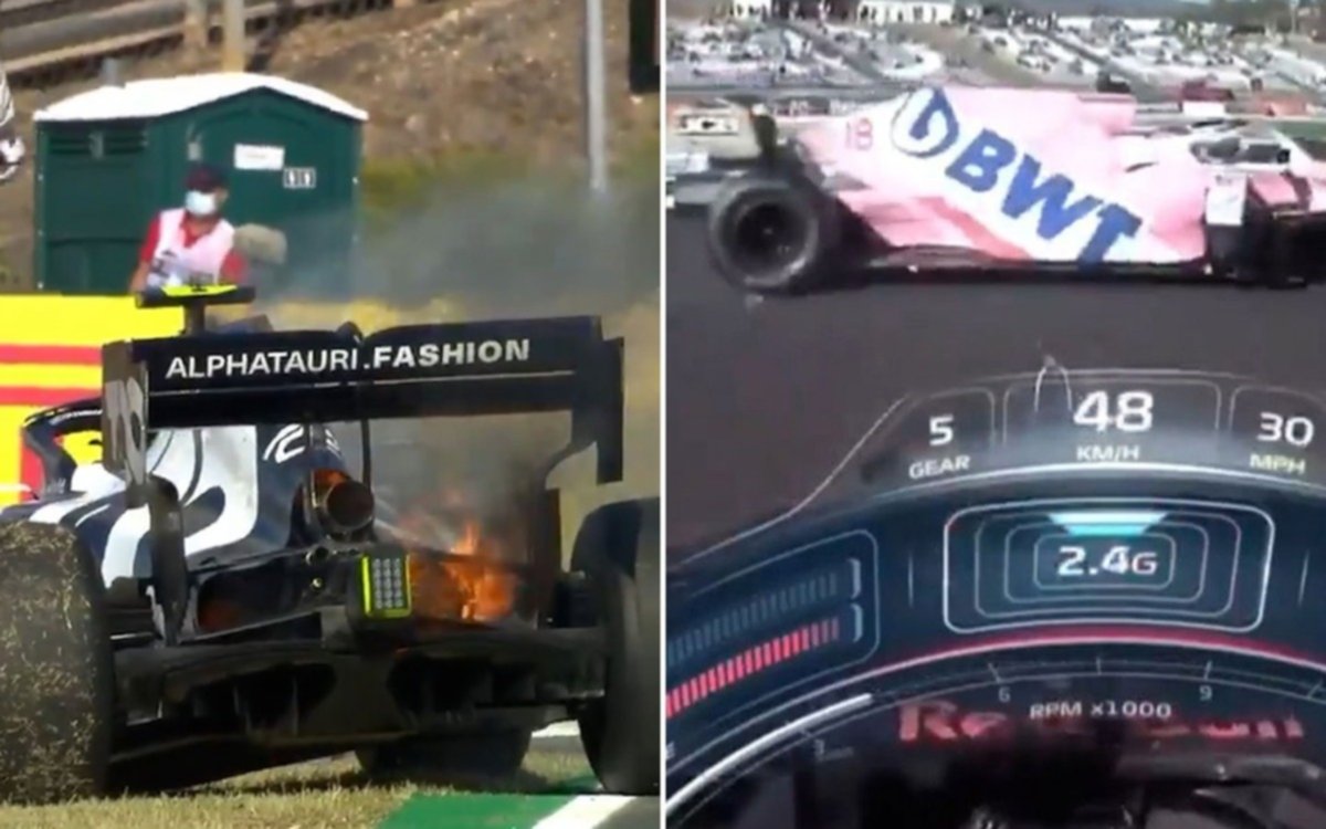Dos accidentes que dieron mucho que hablar en la Fórmula 1