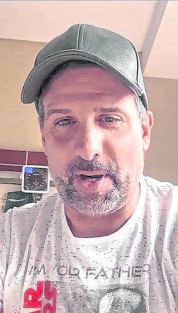 Listorti, “ansioso de abrazar a mi familia” tras el COVID