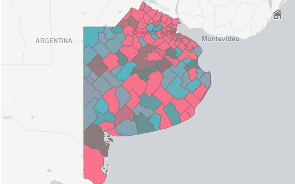 Mapa de contagios: así avanza el covid en cada Municipio de la Provincia