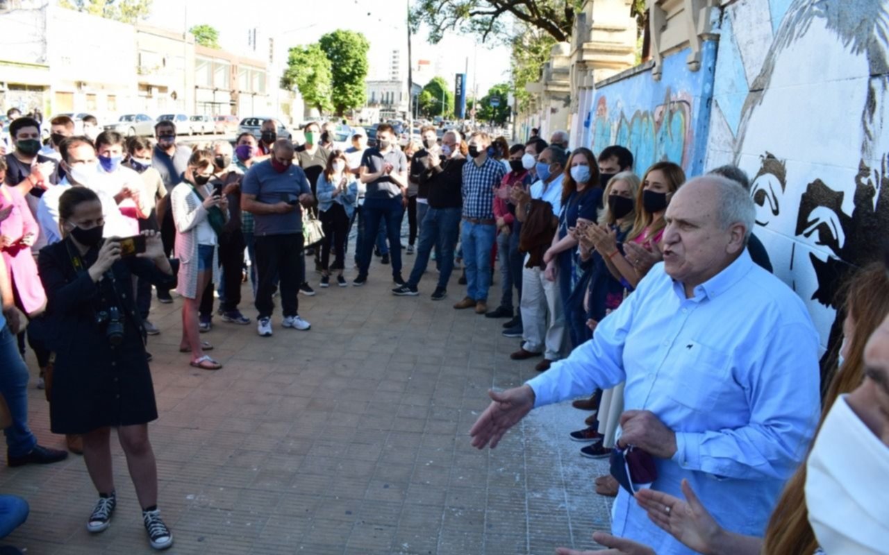 El peronismo local recordó a Kirchner con un mural