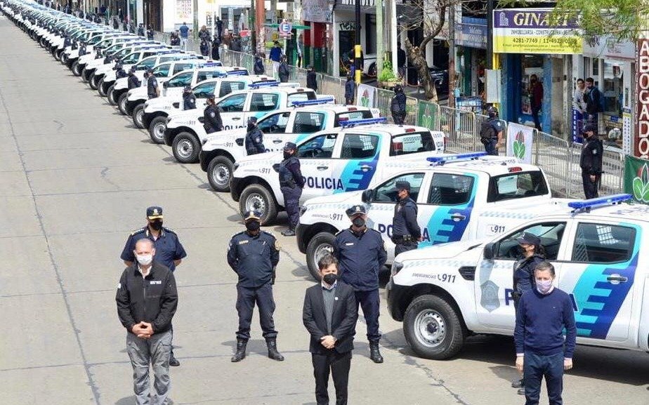 La Provincia entregó 60 patrulleros y 300 cámaras de seguridad para Esteban Echeverría