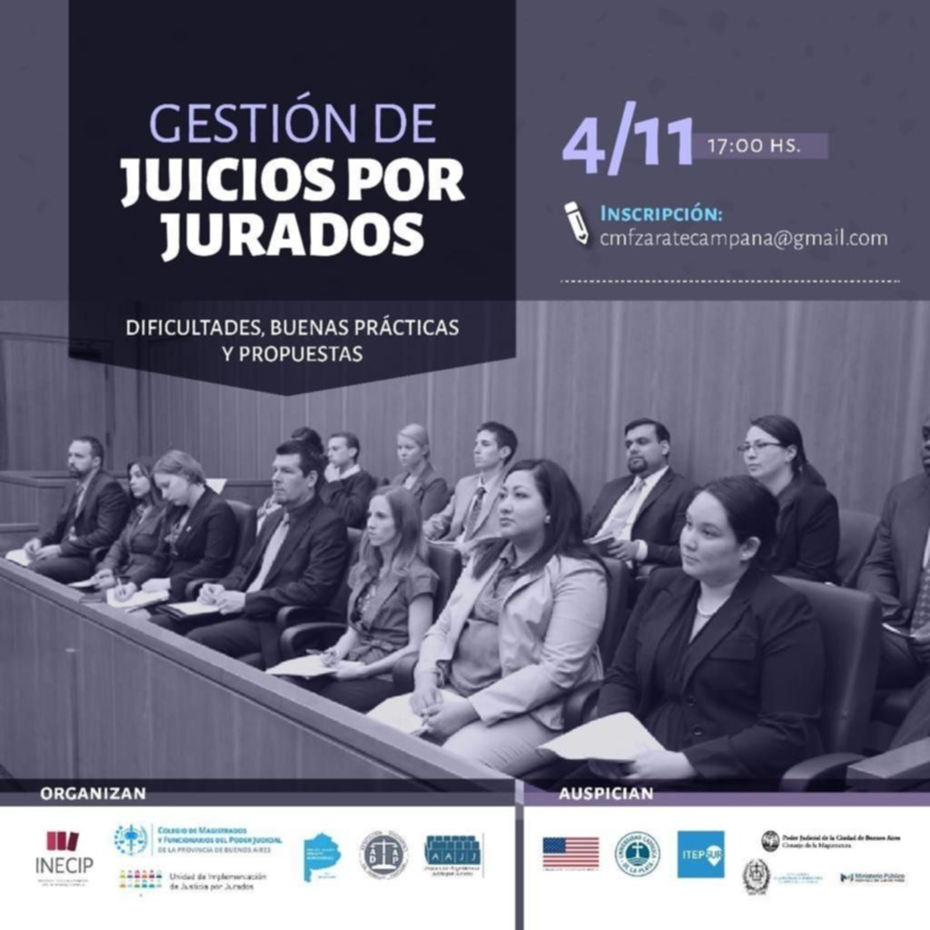 Jornada abierta sobre la aplicación del sistema de juicios por jurados