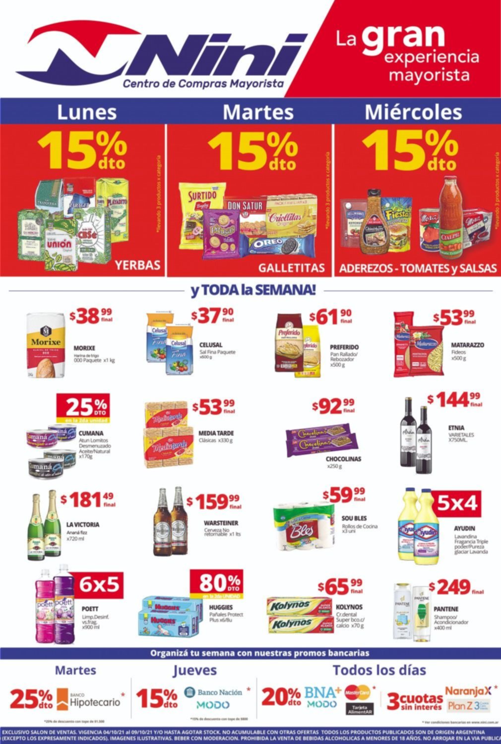 Elegí comprar al mejor precio mayorista y con 15% de descuento