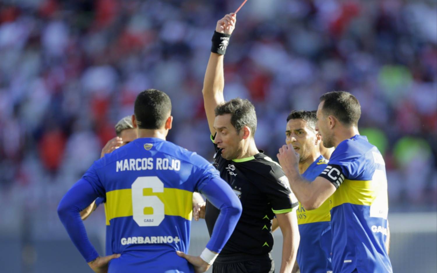 VIDEO.- Las dos jugadas que sentenciaron la expulsión de Marcos Rojo en el River - Boca