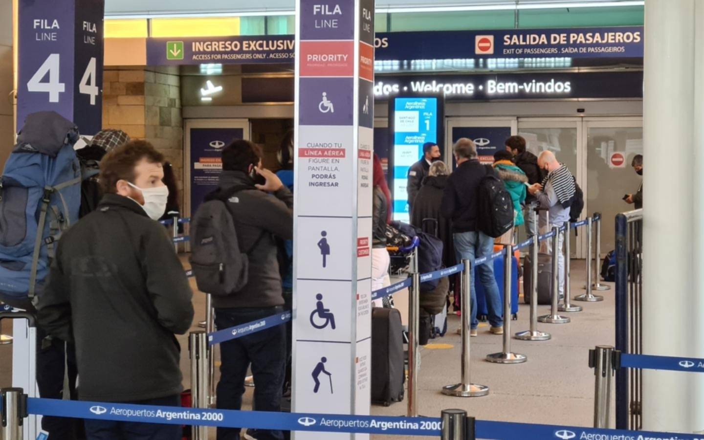 Eliminan los cupos para ingreso de pasajeros al país desde el 19 de octubre