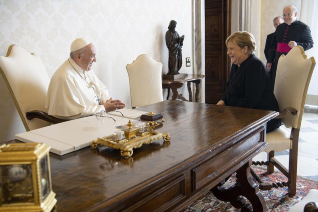En el Vaticano, Merkel se despidió del Papa