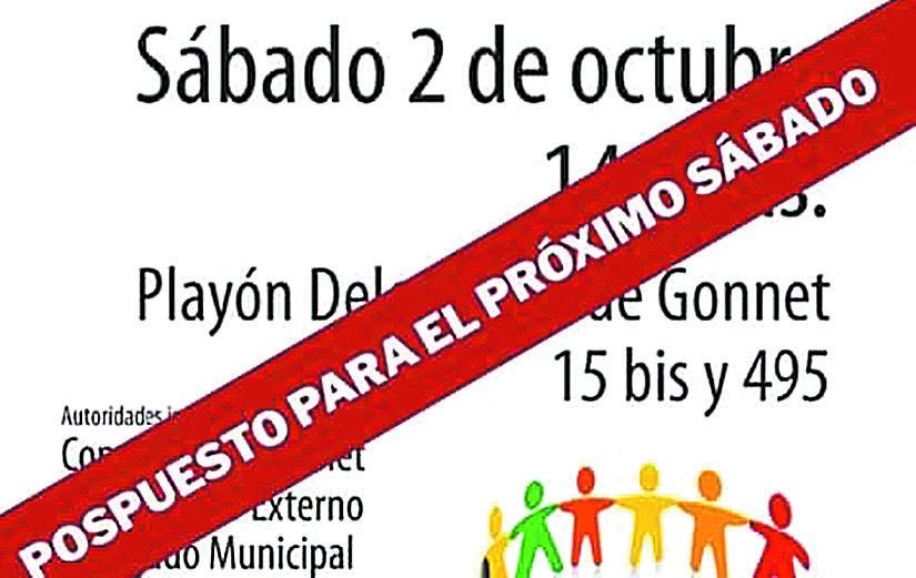 Gonnet también está movilizado por los delitos
