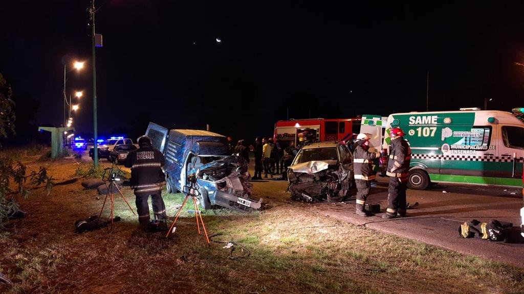 Triple choque y heridos en el Camino Rivadavia