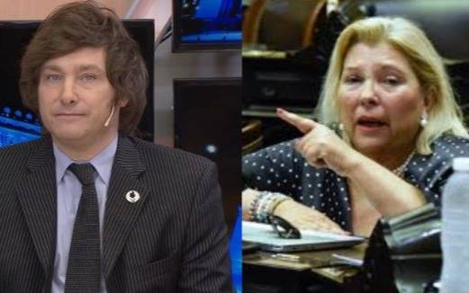 Milei le contestó a Carrió tras acusarlo de "kirchnerista de derecha" 