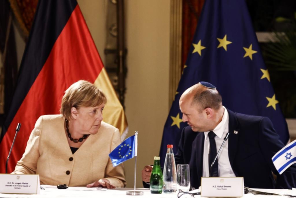 Merkel reitera su respaldo firme a Israel