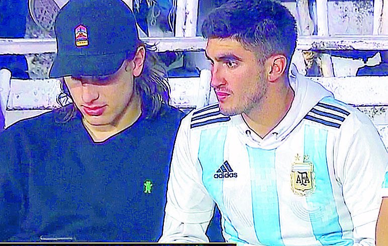 Del Prete dijo presente para alentar a la Selección