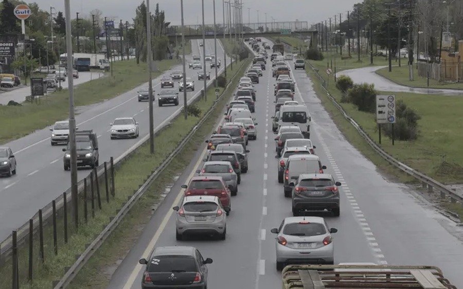 Se termina el fin de semana largo: demoras en el tránsito en la vuelta a casa