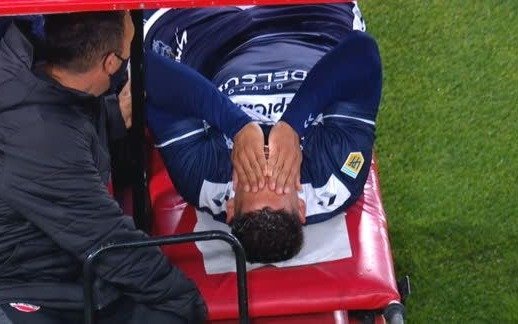 Contín se retiró entre lágrimas: la dura lesión que alejaría al delantero de las canchas