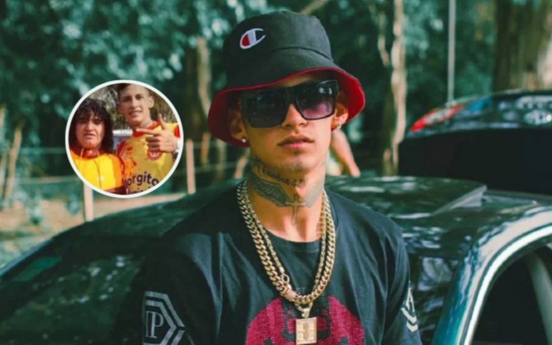 Polémica foto de L-Gante con el Viejo Cantero, líder de la banda Los Monos que aterroriza a Rosario